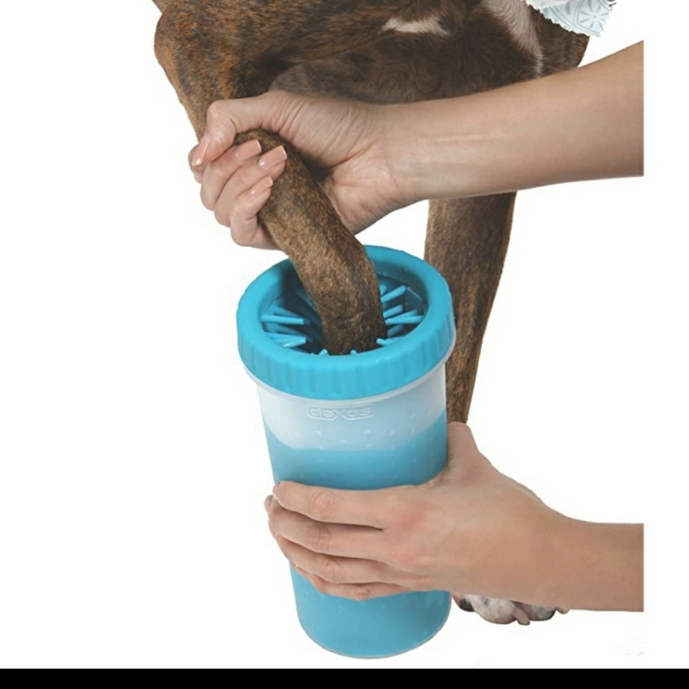 Dexus Mudbuster Portable Dog Paw Cleaner Blue Large XL Breeds Foot‎ Washer